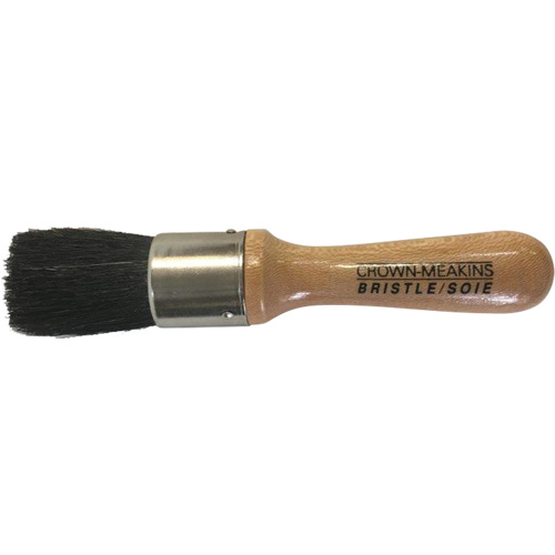 Stencil Brush, Natural Bristles, Wood Handle, 1" Width Seagulf Marine Industries Inc.