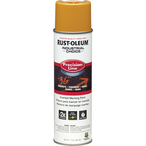 M1800 Water-Based Precision Line Marking Paint, 17 oz., Aerosol Can Seagulf Marine Industries Inc.