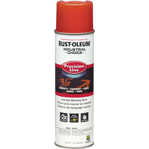 M1800 Water-Based Precision Line Marking Paint, 17 oz., Aerosol Can Seagulf Marine Industries Inc.