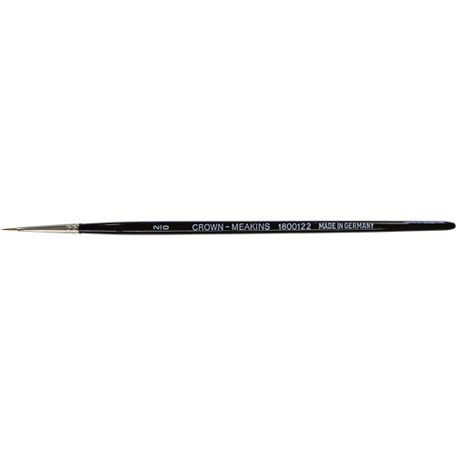 Round Artist Brush, #2/0 Brush Width, Synthetic, Wood Handle Seagulf Marine Industries Inc.
