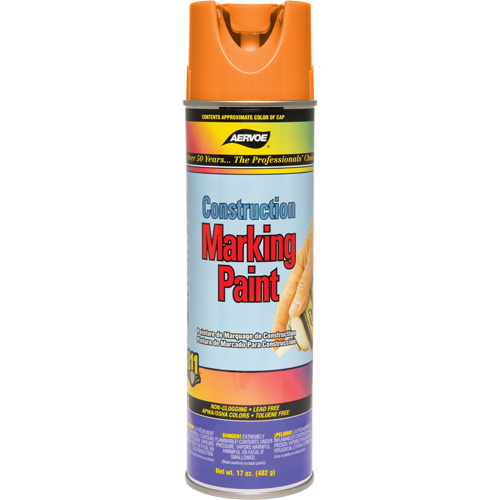 Construction Marking Paint, 17 oz., Aerosol Can Seagulf Marine Industries Inc.