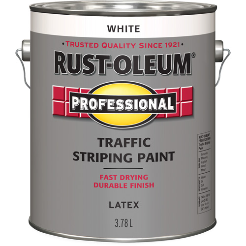 Traffic Striping Paint, White, 3.78 L, Jug Seagulf Marine Industries Inc.