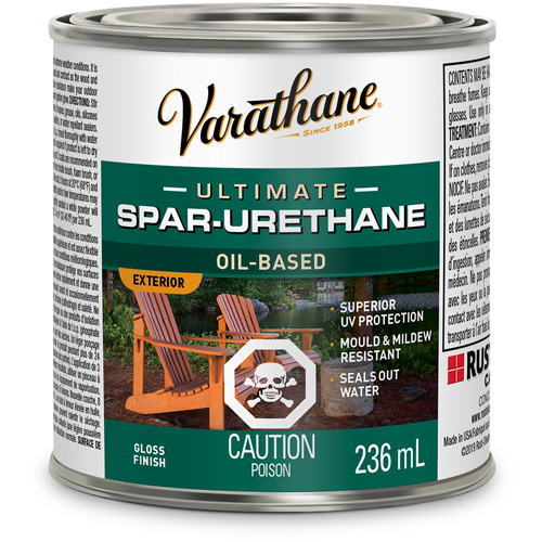 Fini diamant pour bois Varathane ext&eacute;rieur, 236 ml, Transparent, Brillant Seagulf Marine Industries Inc.