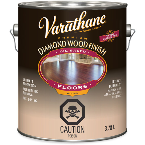 Varathane&reg; Diamond Wood Finish Floors Coating, 3.78 L, Clear, Gloss Seagulf Marine Industries Inc.