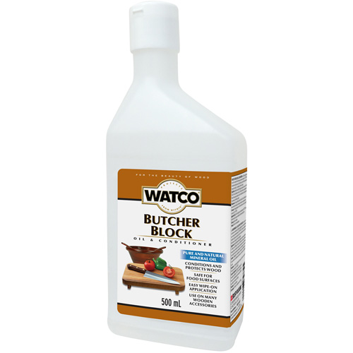 Watco&reg; Butcher Block Oil & Wood Conditioner, 473 ml, Clear, Transparent Seagulf Marine Industries Inc.