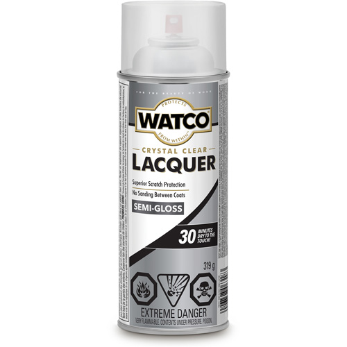 Watco&reg; Lacquer Wood Finish, 319 g, Clear, Semi-Gloss Seagulf Marine Industries Inc.