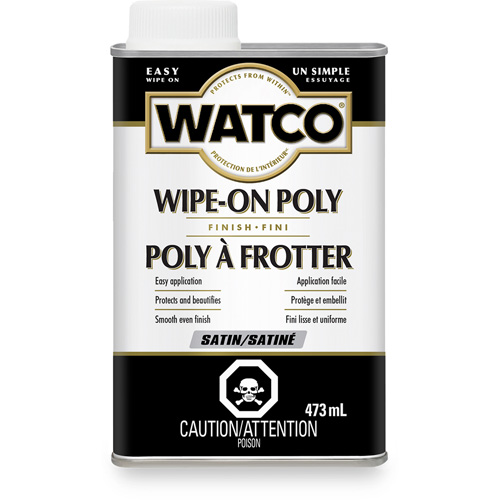 Watco&reg; Wipe-on Poly Stain, 473 ml, Clear, Satin Seagulf Marine Industries Inc.