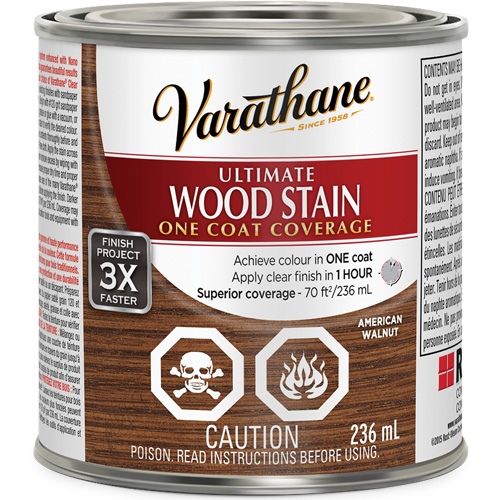 Varathane&reg; Ultimate Wood Stain, 236 ml, American Walnut Seagulf Marine Industries Inc.