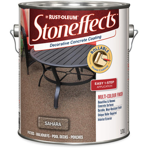Stoneffects Decorative Concrete Coating, 3.78 L, Textured, Beige Seagulf Marine Industries Inc.