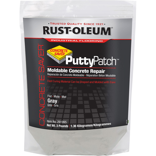 Concrete Saver Putty Patch Patching Material, Bag, Grey Seagulf Marine Industries Inc.