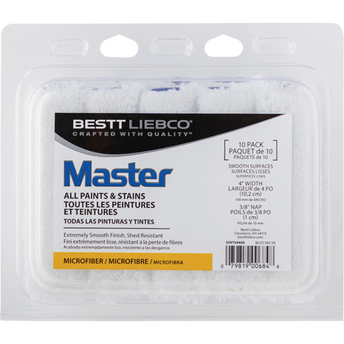 Couvre-rouleau en microfibre Master, Nap 10 mm (3/8"), 101,6 mm (4") l Seagulf Marine Industries Inc.