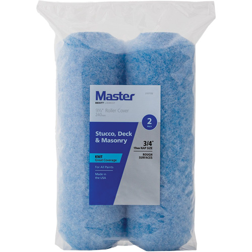 Master Textured Walls Roller Cover, 19 mm (3/4") Nap, 240 mm (9-1/2") L Seagulf Marine Industries Inc.