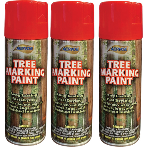 Aervoe 690 Fluorescent Tree Marking Paint, Fluorescent Red, 16 oz. Seagulf Marine Industries Inc.