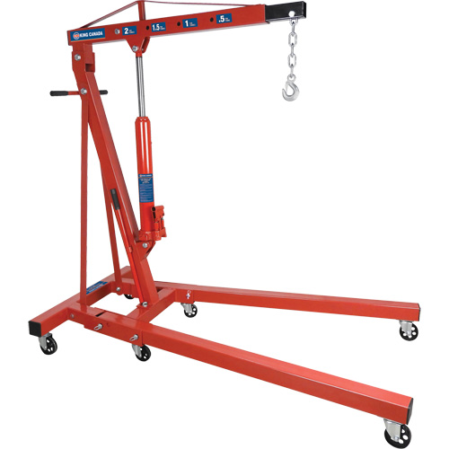 Grues d'atelier escamotables de 2 tonnes, Capacit&eacute; 4000 lb (2 tonnes) Seagulf Marine Industries Inc.