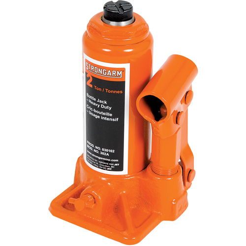 302A Bottle Jack, 2 tons, Manual Hydraulic, 12-1/2" Raised Height Seagulf Marine Industries Inc.