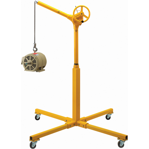 Tall Industrial Lifting Device with Mobile Base, 500 lbs. (0.25 tons) Capacity Seagulf Marine Industries Inc.