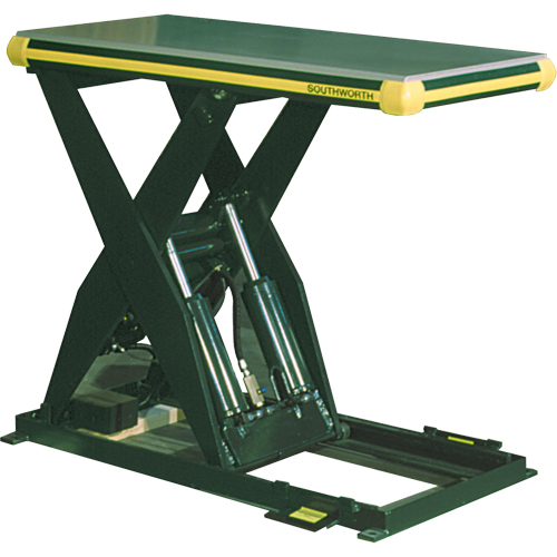 Hydraulic Backsaver Scissor Lift Table, Steel, 24" W x 48" L, 4000 lbs. Capacity Seagulf Marine Industries Inc.