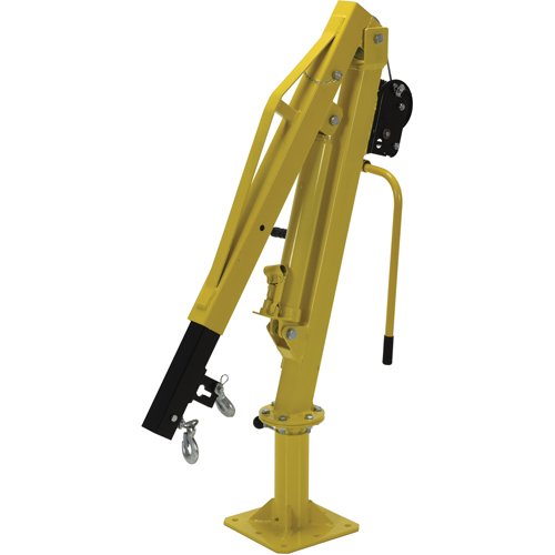 Winch Operated Truck Jib Crane, 500 lbs. (0.25 tons) Capacity, 102' Max. Clearance Seagulf Marine Industries Inc.