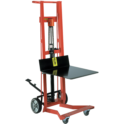 Hydraulic Platform Lift Stacker, Foot Pump Operated, 750 lbs. Capacity, 54" Max Lift Seagulf Marine Industries Inc.