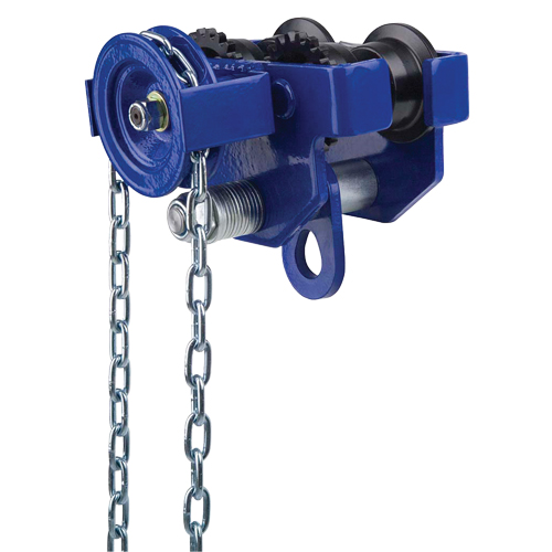 Geared Trolley, 1000 lbs. (0.5 tons) Capacity, 2-13/32" - 5" Seagulf Marine Industries Inc.