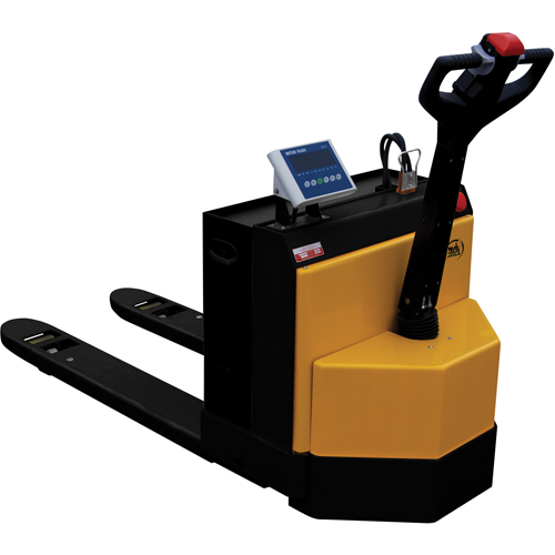Fully Powered Electric Pallet Truck With  Scale, 4500 lbs. Cap., 48" L x 30.25" W Seagulf Marine Industries Inc.