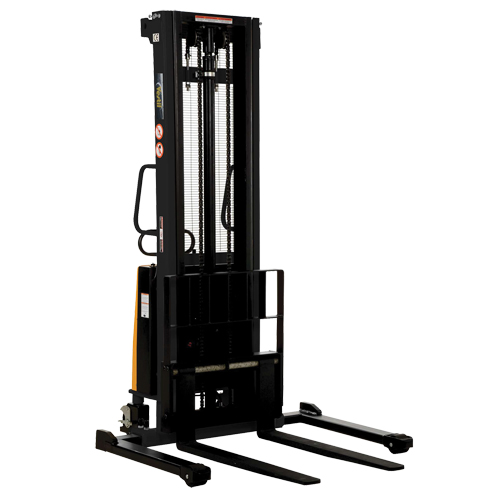 Fork Lift Stacker, Electric Operated, 2000 lbs. Capacity, 137" Max Lift Seagulf Marine Industries Inc.