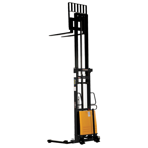 Fork Lift Stacker, Electric Operated, 2000 lbs. Capacity, 137" Max Lift Seagulf Marine Industries Inc.