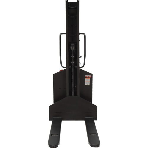 Narrow Mast Powered Lift Stacker, Electric Operated, 1000 lbs. Capacity, 63" Max Lift Seagulf Marine Industries Inc.