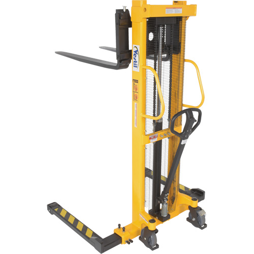 Manual Hydraulic Stacker, Hand Pump Operated, 2000 lbs. Capacity, 63" Max Lift Seagulf Marine Industries Inc.