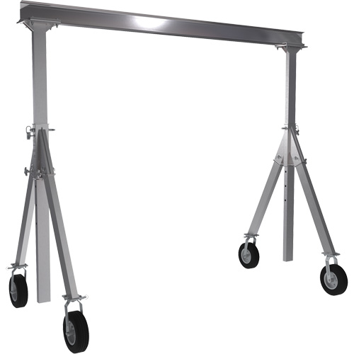 Adjustable Aluminum Gantry Crane, 10' L, 1500 lbs. (0.75 tons) Capacity Seagulf Marine Industries Inc.