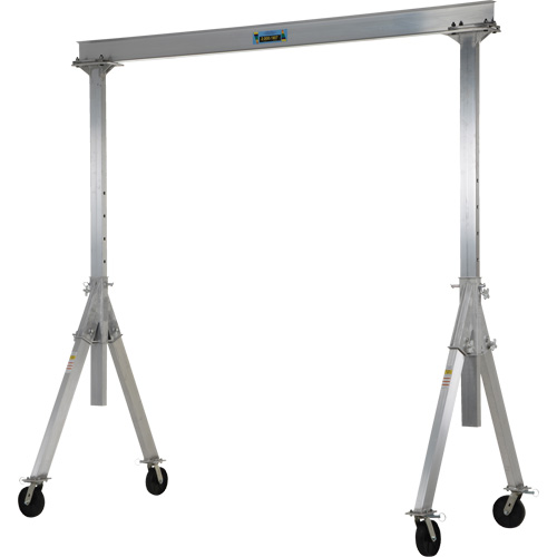 Grue-portique ajustable en aluminium, 8' lo, Capacit&eacute; 2000 lb (1 tonne) Seagulf Marine Industries Inc.
