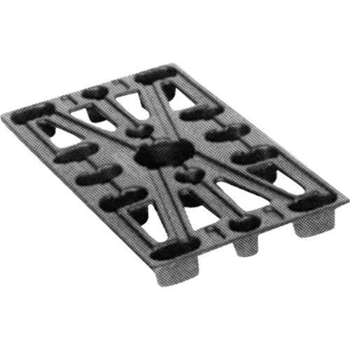Palettes en plastique, Acc&egrave;s de Quatre c&ocirc;t&eacute;s, 24" lo x 12" la x 1-1/2" h Seagulf Marine Industries Inc.
