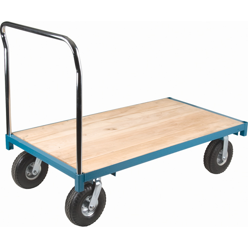 Heavy-Duty Platform Truck, 48" L x 24" W, 1200 lbs. Capacity, Pneumatic Casters Seagulf Marine Industries Inc.
