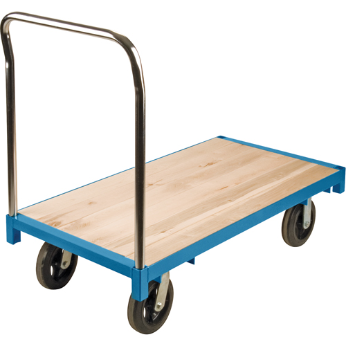 Heavy-Duty Platform Truck, 48" L x 24" W, 2000 lbs. Capacity, Rubber Casters Seagulf Marine Industries Inc.