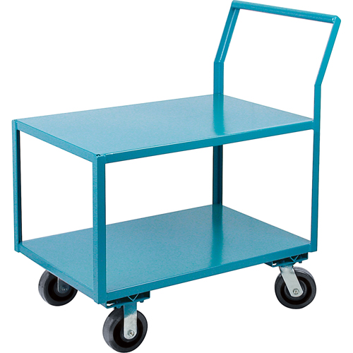Heavy-Duty Low Profile Shop Carts, 2 Tiers, 18" W x 30" D x 41" H, 2400 lbs. Cap. Seagulf Marine Industries Inc.