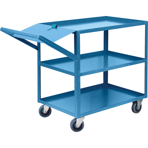 Order Picking Carts, 36" H x 24" W x 52" D, 3 Shelves, 1200 lbs. Capacity Seagulf Marine Industries Inc.