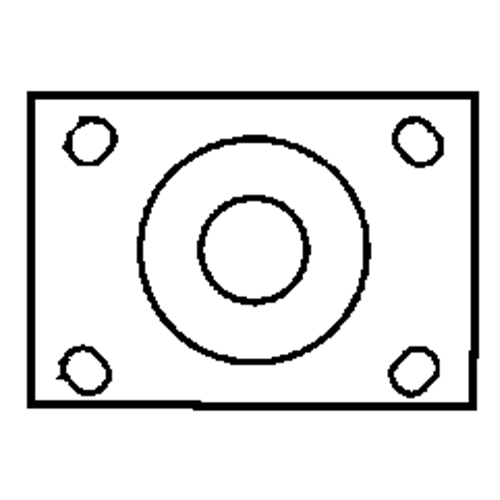 Total Locking Caster, Swivel with Brake, 6" (152.4 mm), Rubber, 450 lbs. (204 kg.) Seagulf Marine Industries Inc.