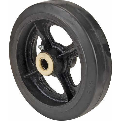 Rubber Wheels, 8" (203 mm) Dia. x 2" (51 mm) W, 600 lbs. (272 kg.) Capacity Seagulf Marine Industries Inc.