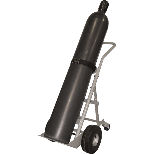 Chariots &agrave; quatre roues pour bouteilles, Roues Pneumatique, Base de 10" la x 8" lo, 1000 lb Seagulf Marine Industries Inc.
