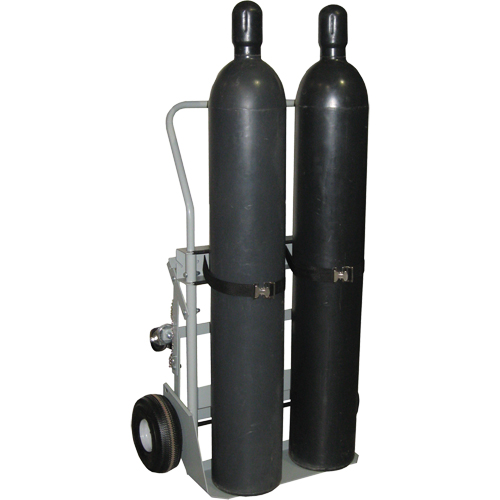 Chariots &agrave; quatre roues pour bouteilles, Roues Pneumatique, Base de 28" la x 6" lo, 1000 lb Seagulf Marine Industries Inc.
