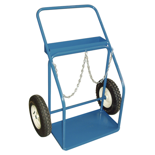 Chariots pour bouteilles de gaz, Roues Pneumatique, Base de 25" la x 13" lo, 400 lb Seagulf Marine Industries Inc.