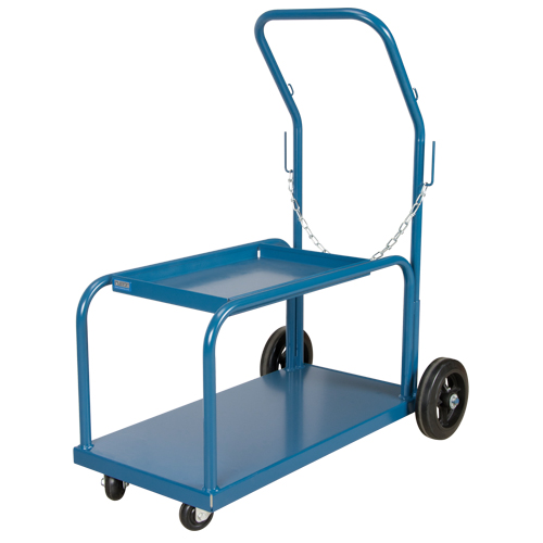Mini-MIG Welding Cart, Rubber Wheels, 18" W x 36" L Base, 1000 lbs. Seagulf Marine Industries Inc.