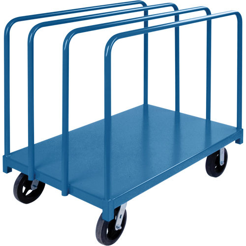 Chariot robuste pour transport de panneaux avec rails &agrave; palier unique, 48" x 30" x 45", Capacit&eacute; 2000 lb Seagulf Marine Industries Inc.