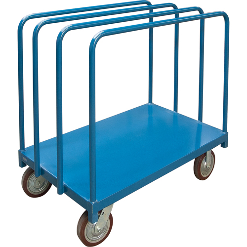 Single Level Rails Heavy-Duty Panel Mover Truck, 48" x 30" x 45", 2500 lbs. Capacity Seagulf Marine Industries Inc.