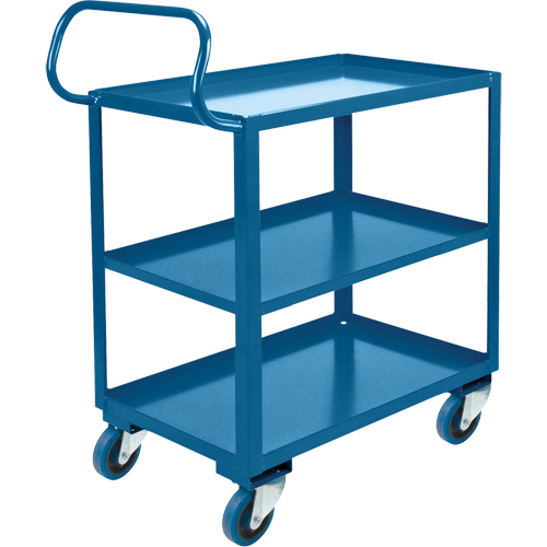 Ergonomic Shelf Truck, 800 lbs. Capacity, Steel, 20" W x 37" H x 32" D, Lip Up Seagulf Marine Industries Inc.