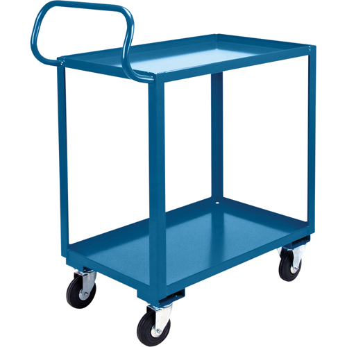 Ergonomic Shelf Truck, 800 lbs. Capacity, Steel, 26" W x 37" H x 38" D, Lip Up Seagulf Marine Industries Inc.