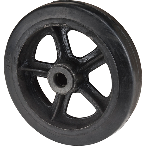 Mold-On Rubber Wheel, 8" (203 mm) Dia. x 2" (51 mm) W, 400 lbs. (181 kg.) Capacity Seagulf Marine Industries Inc.