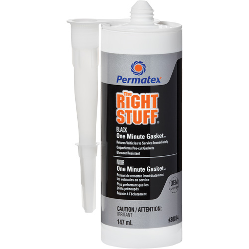 The Right Stuff&reg; Gasket Maker, Cartridge, Black Seagulf Marine Industries Inc.