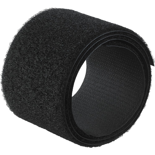 Attache ignifug&eacute;e, Boucle, 50 vg x 3/4", Cousu, Noir Seagulf Marine Industries Inc.