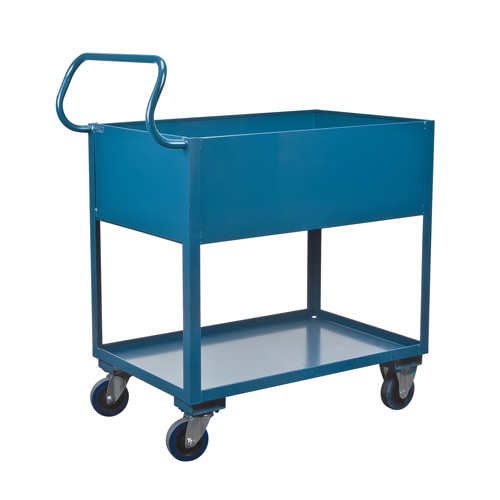 Chariots de service &agrave; bordure profonde, 2 Tiers, 24" la x 47" h x 36" p, Capacit&eacute; 1200 lb Seagulf Marine Industries Inc.